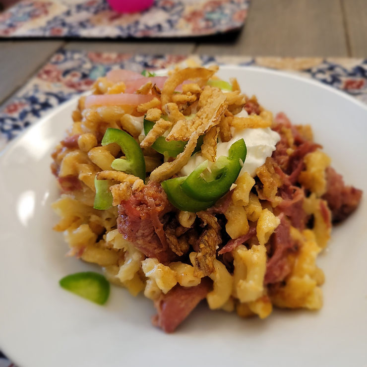 Loaded Brisket Mac N&nbsp;Cheese